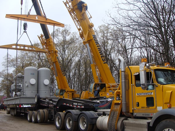 Natural Gas Compressor Set Crane Project