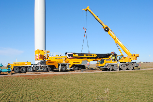 Northwest's Liebherr LTM1750-9.1 completes first two projects in North America