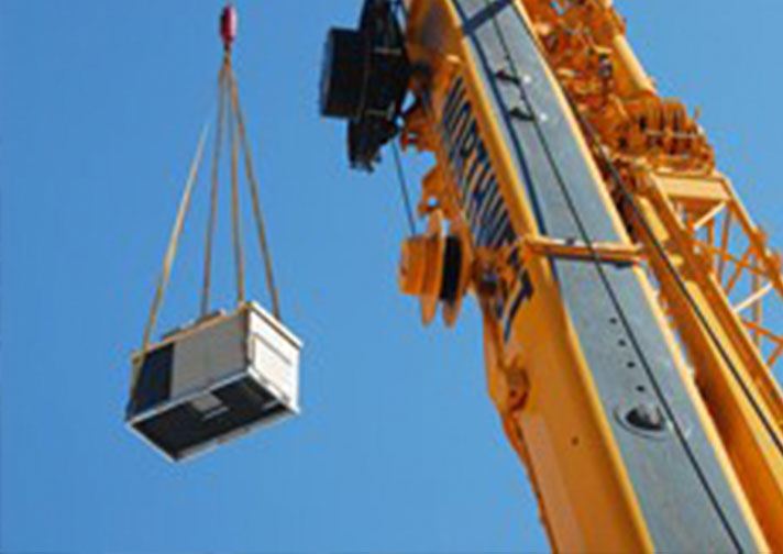 air handling unit at movie theater
