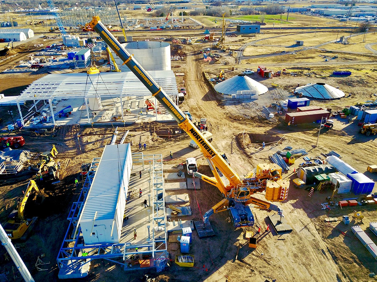 Building at Gas Processing Facility
